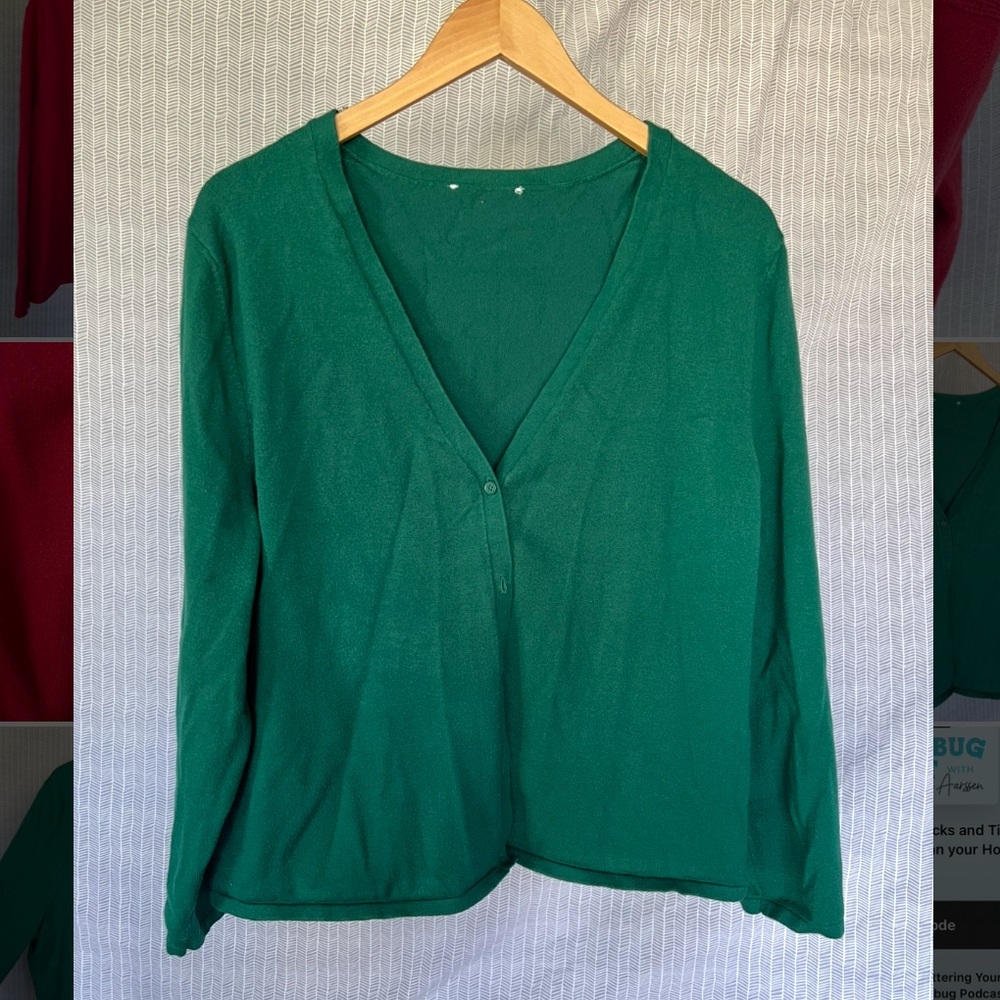 XXL Ricki’s Green Women's Cardigan